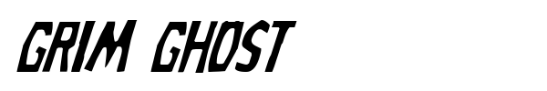Grim Ghost font preview