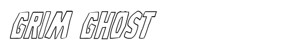 Grim Ghost font preview
