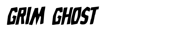 Grim Ghost font preview
