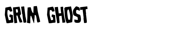 Grim Ghost font preview