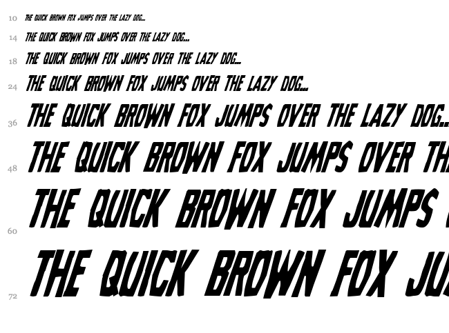 Grim Ghost font waterfall