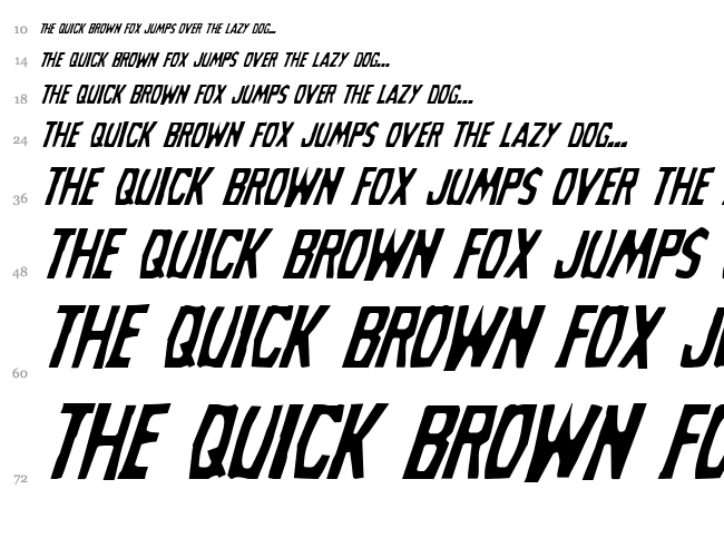 Grim Ghost font waterfall