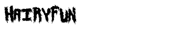 HairyFun font