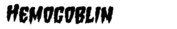 Hemogoblin font