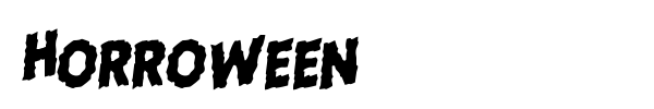 Horroween font