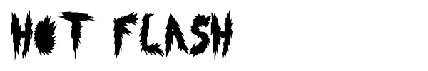 Hot Flash font