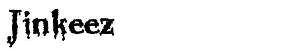 Jinkeez font