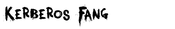 Kerberos Fang font