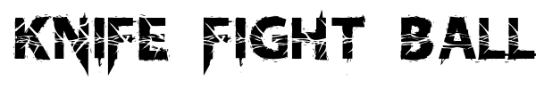 Knife Fight Ballet font