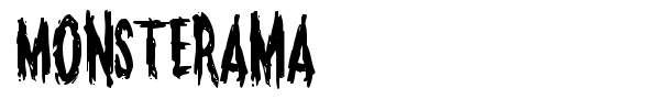 Monsterama font preview