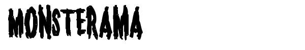 Monsterama font preview