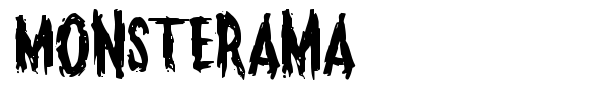 Monsterama font preview
