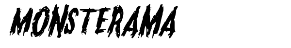 Monsterama font preview