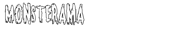 Monsterama font preview