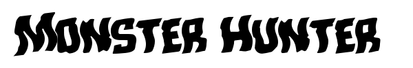 Monster Hunter font
