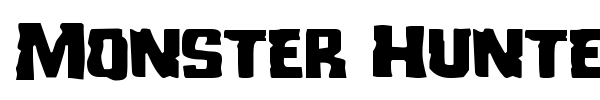 Monster Hunter font preview