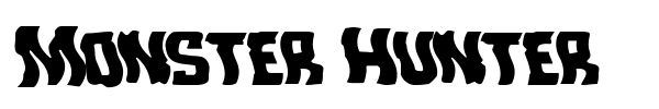 Monster Hunter font preview