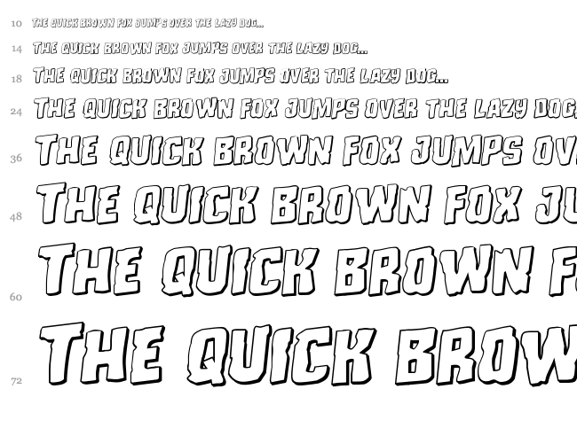 Monster Hunter font waterfall