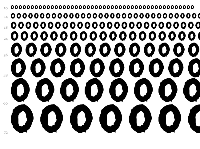 Monstruo Jedagraphicx font waterfall
