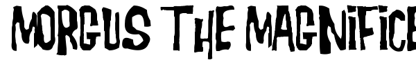 Morgus the Magnificent font