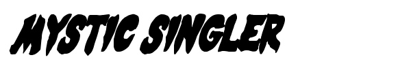 Mystic Singler font preview