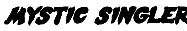 Mystic Singler font preview