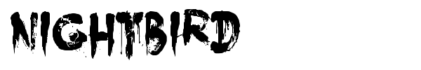 Nightbird font