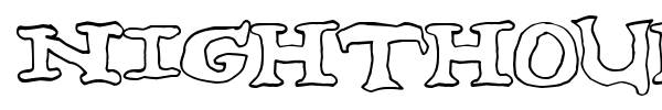 Nighthour font