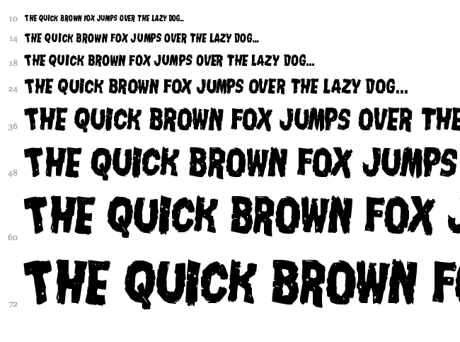 Nightmare Alley font waterfall