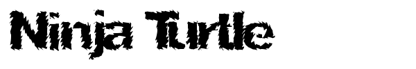Ninja Turtle font