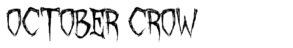 October Crow font