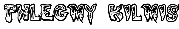 Phlegmy Kilmister font