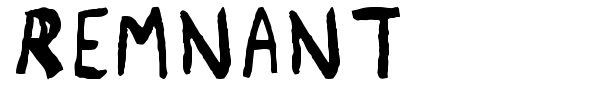 Remnant font