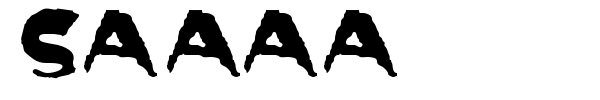 Scary font