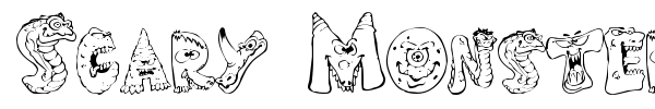 Scary Monsters font