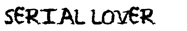 Serial Lover font
