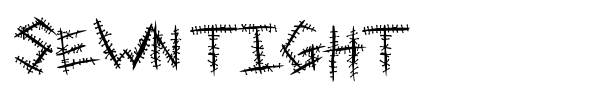 Sewn Tight font