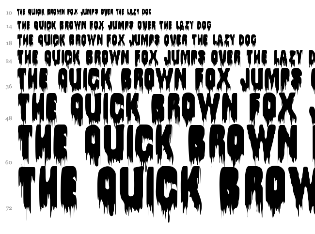 Splywaj font waterfall