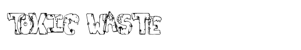 Toxic Waste font