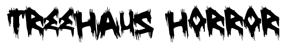 Treehaus Horror font