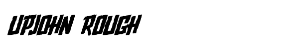 Upjohn Rough font