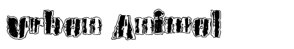 Urban Animal font
