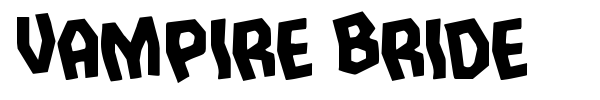 Vampire Bride font