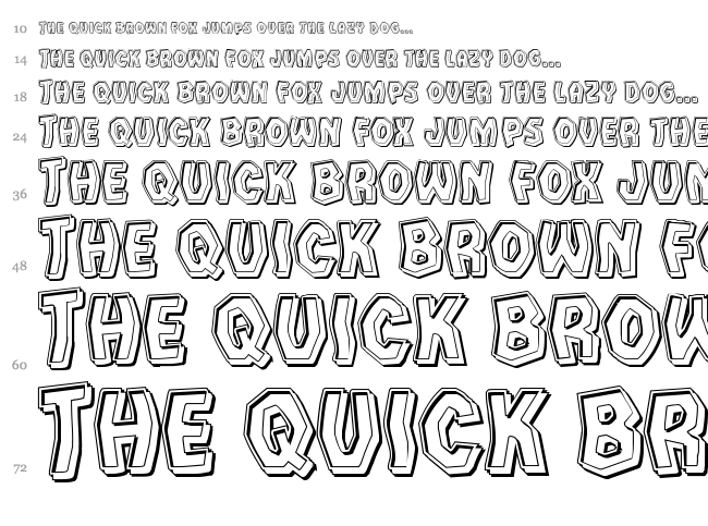 Vampire Bride font waterfall