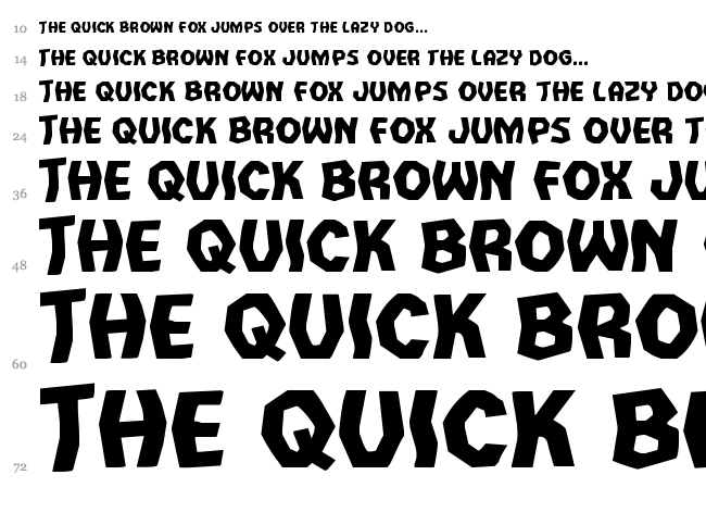 Vampire Bride font waterfall