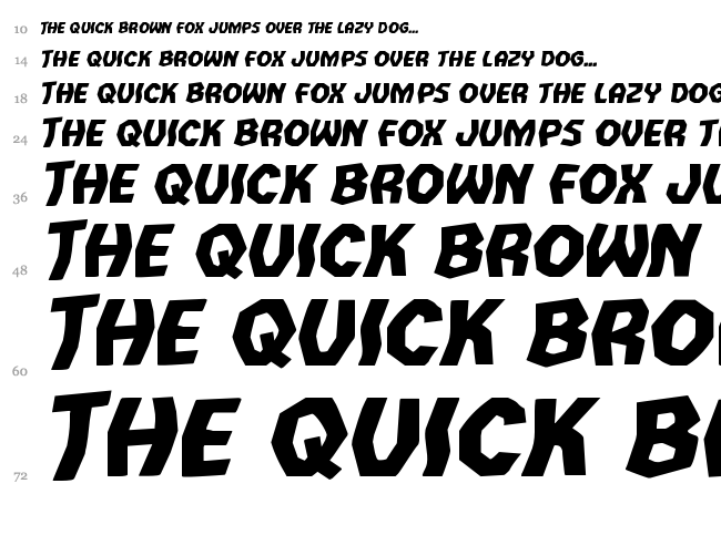Vampire Bride font waterfall