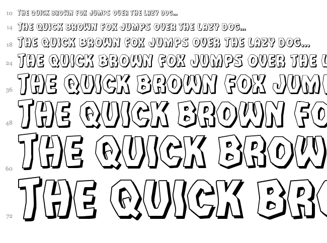 Vampire Bride font waterfall