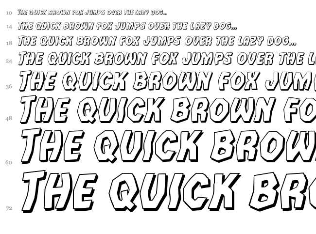 Vampire Bride font waterfall