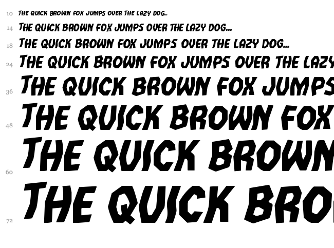 Vampire Bride font waterfall