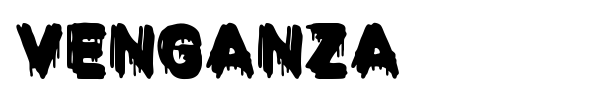 Venganza font
